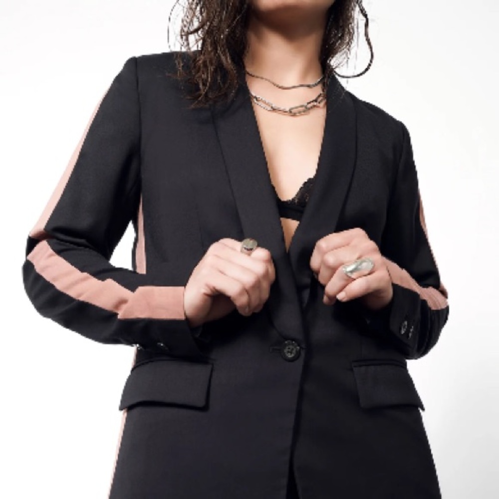 Wildfang Empower Colorblock Tux Blazer - worn 2x